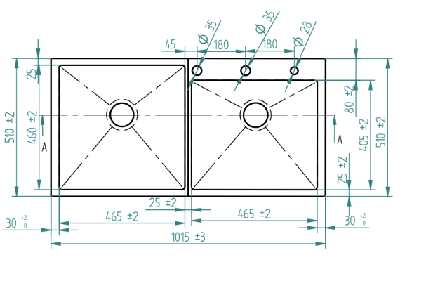 Stainless Steel Kitchen Sink (N02-809WA) thumbnail 2